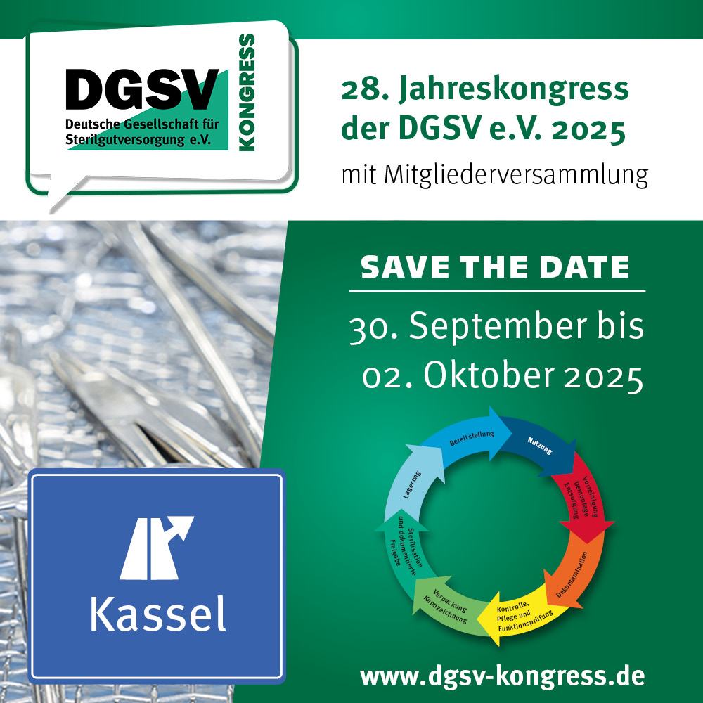28. Jahreskongress des DGSV vom 30. September bis 02. Oktober in Kassel