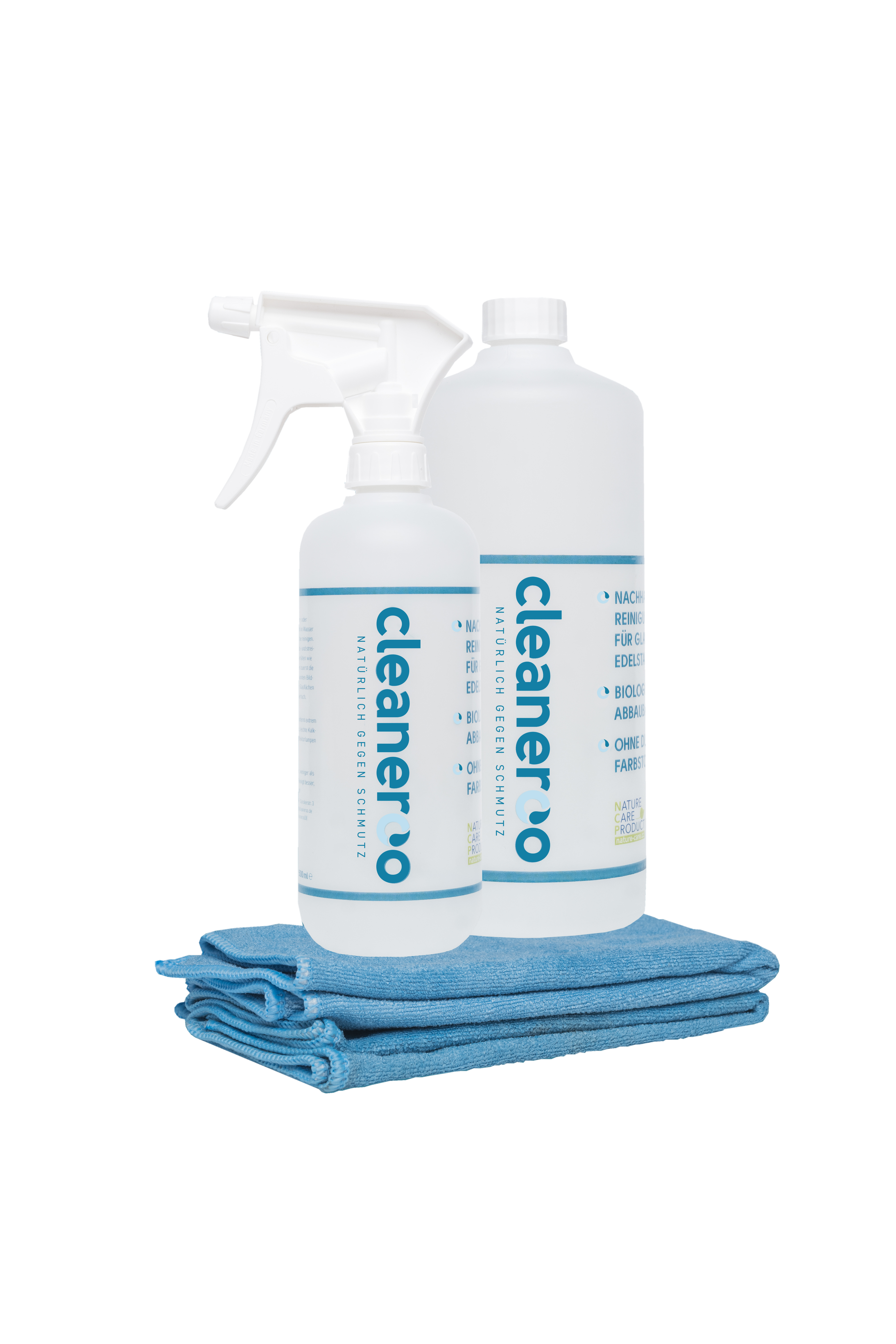 cleaneroo maintenance cleaner (blue) cleaneroo Unterhaltsreiniger blau, Flasche mit Sprühkopf, vegane und ungiftige Reinigung, streifenfrei