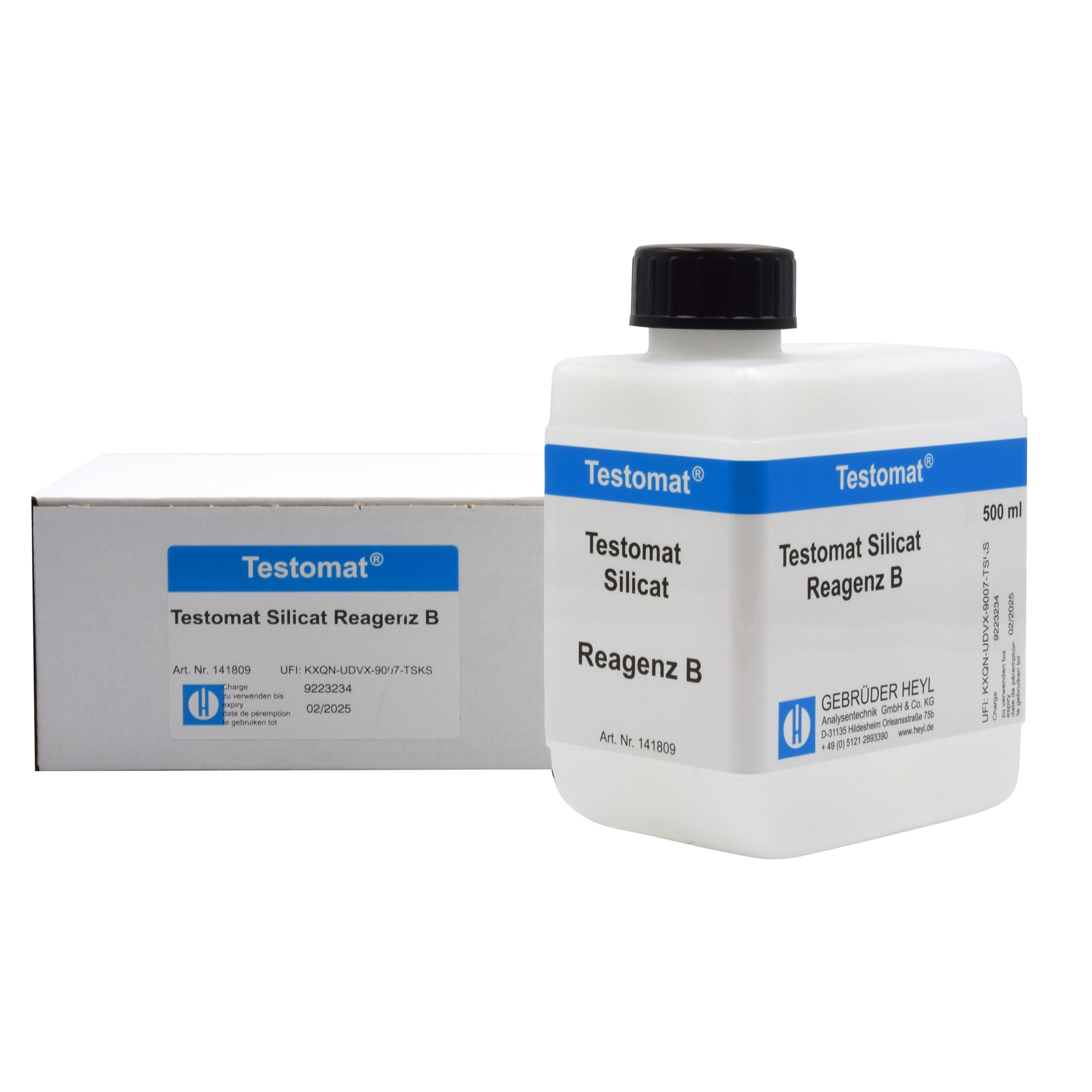 Testomat® 808 SIO2 Reagent B - 500ml Testomat® 808 SIO2 Reagenz B, Originalgebinde 500 ml, Messmittel für Silikatgehalt