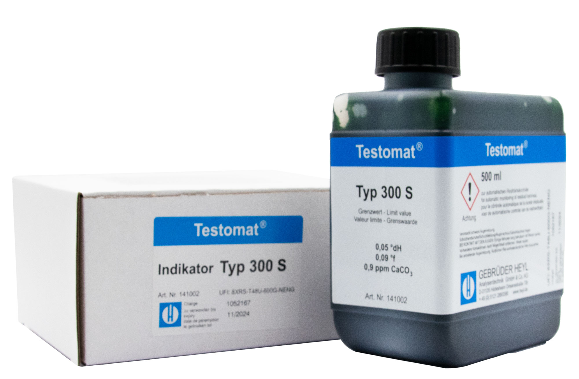 Testomat® 808 indicator 300S 500 ml Testomat® 808 Indikator 300 S, Originalflasche 500 ml, Testlösung zur Wasseranalyse