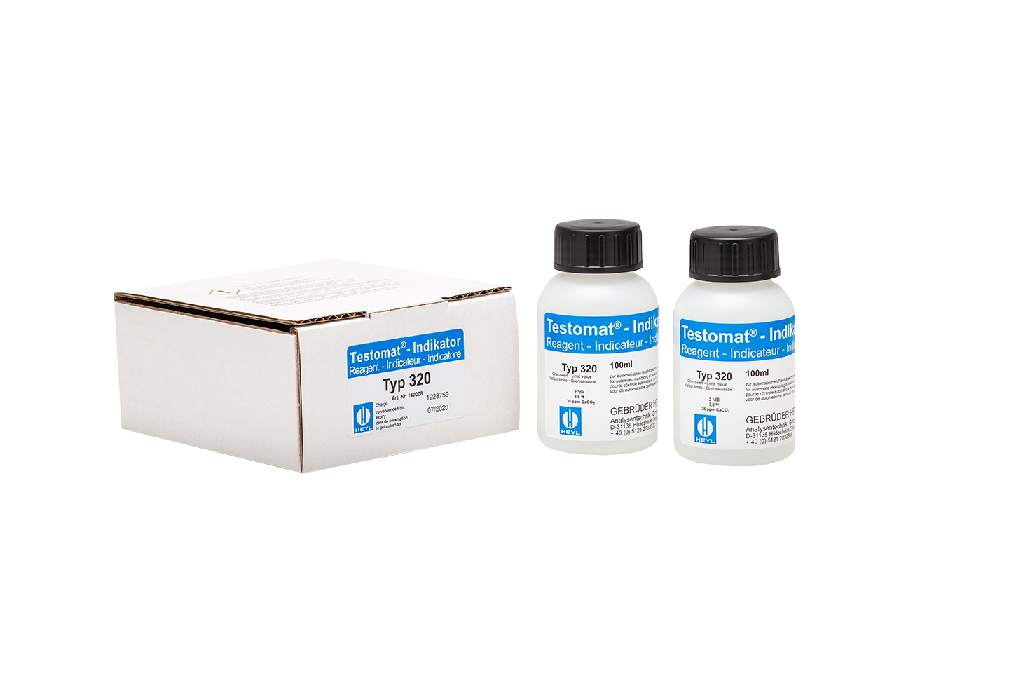 Testomat® 808 indicator 320 2 x 100 ml Testomat® 808 Indikator 320, 2x100ml Flaschen mit Originalverpackung, einfache Handhabung