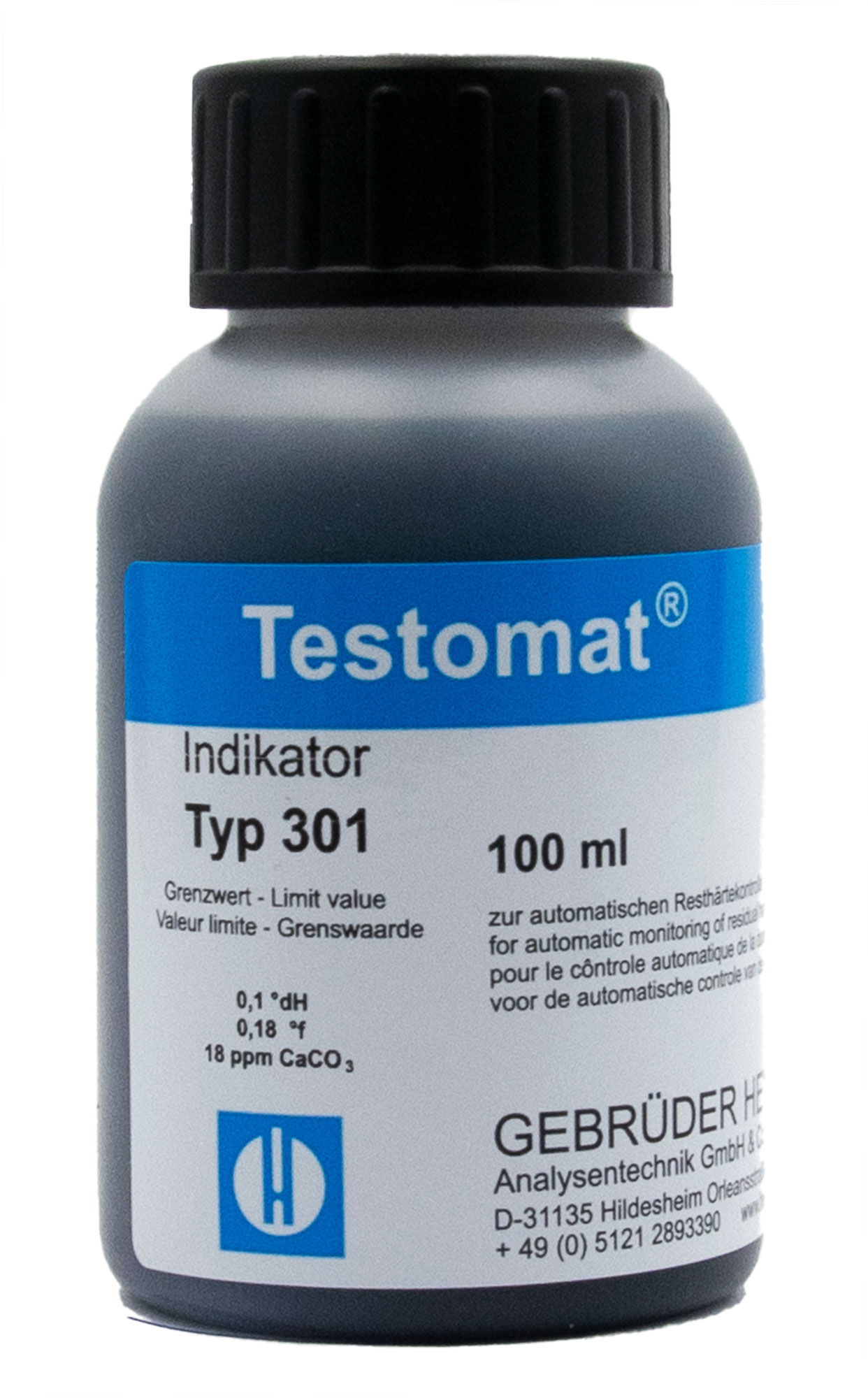 Testomat 808 Indikator 301, eine 100-ml-Flaschen ohne Verpackung