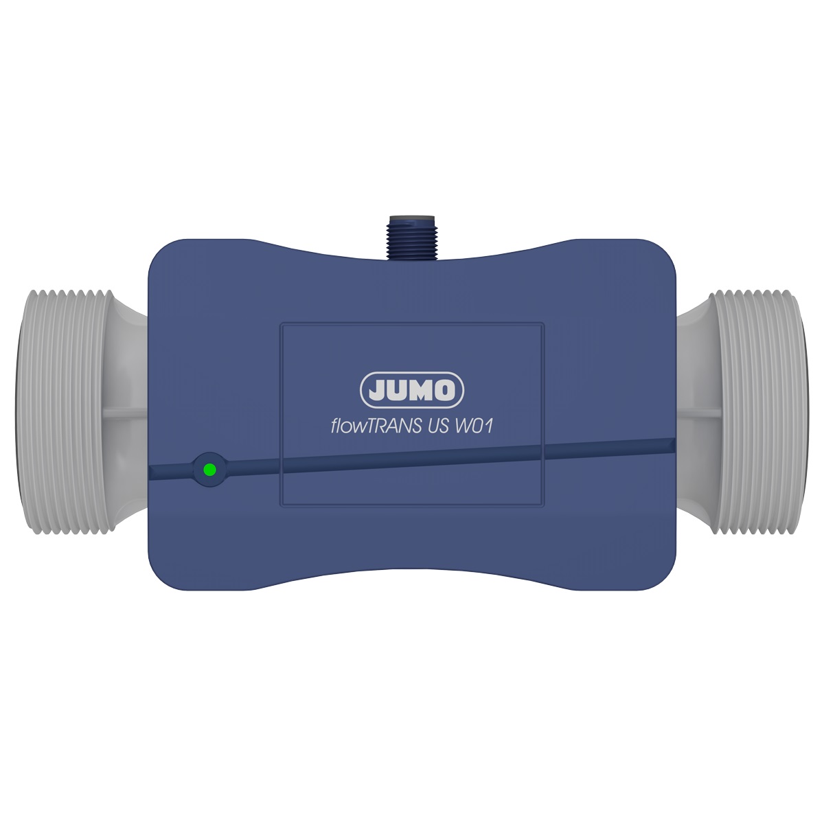 JUMO flowTRANS US W01, Ultraschall-Durchflussmessgerät DN 32, kompakte Bauform
