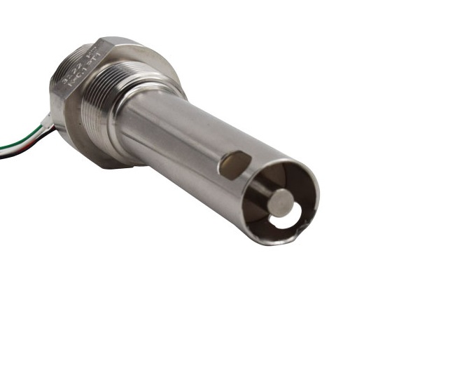 Select Edelstahl Leitfähigkeitssensor 200°C Seitenansicht, lange Ausführung mit robustem Design, Hochtemperatursensor